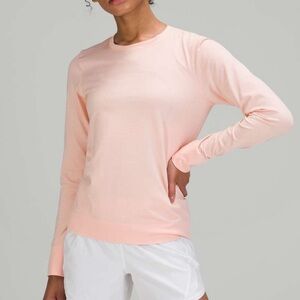 Lululemon swiftly tech LS 2.0 race light, dusty pink long sleeve size 10.